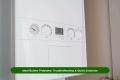 Engineer diagnosing Ideal boiler problem in a UK home for a quick fix