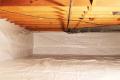 Loose floor external wall insulation
